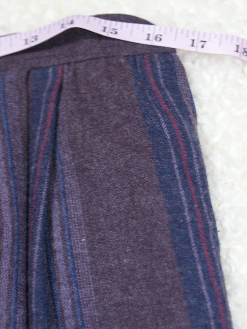 Pendleton Wool Purple and Blue Plaid A-Line Midi Skirt - 14 - EUC - Picture 4 of 16